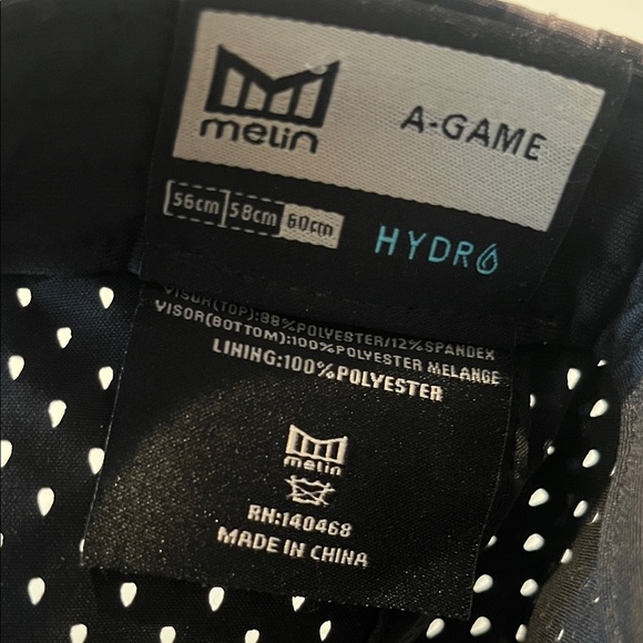 Melin Men's Black Camo Baseball Cap NWOT - Picture 2 of 8